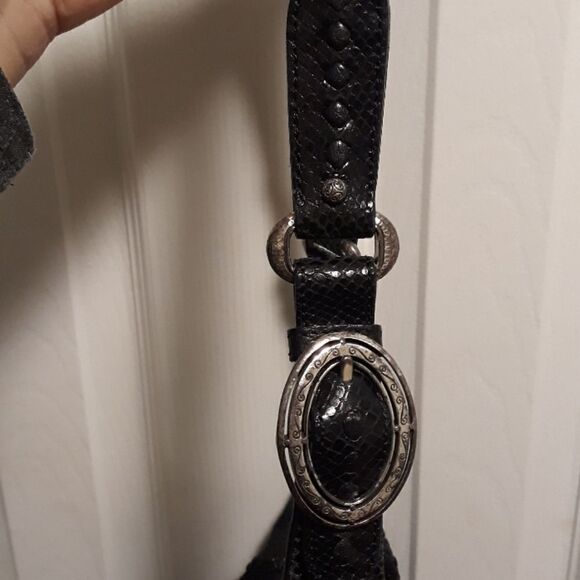 Brighton black leather hobo bag - Picture 4 of 8